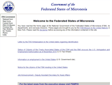 Tablet Screenshot of fsmgov.org